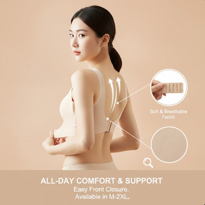 Front-Closure Posture Support Bra