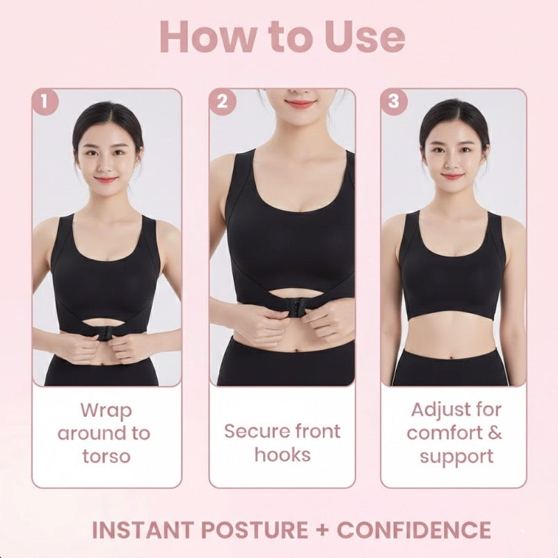 Front-Closure Posture Support Bra